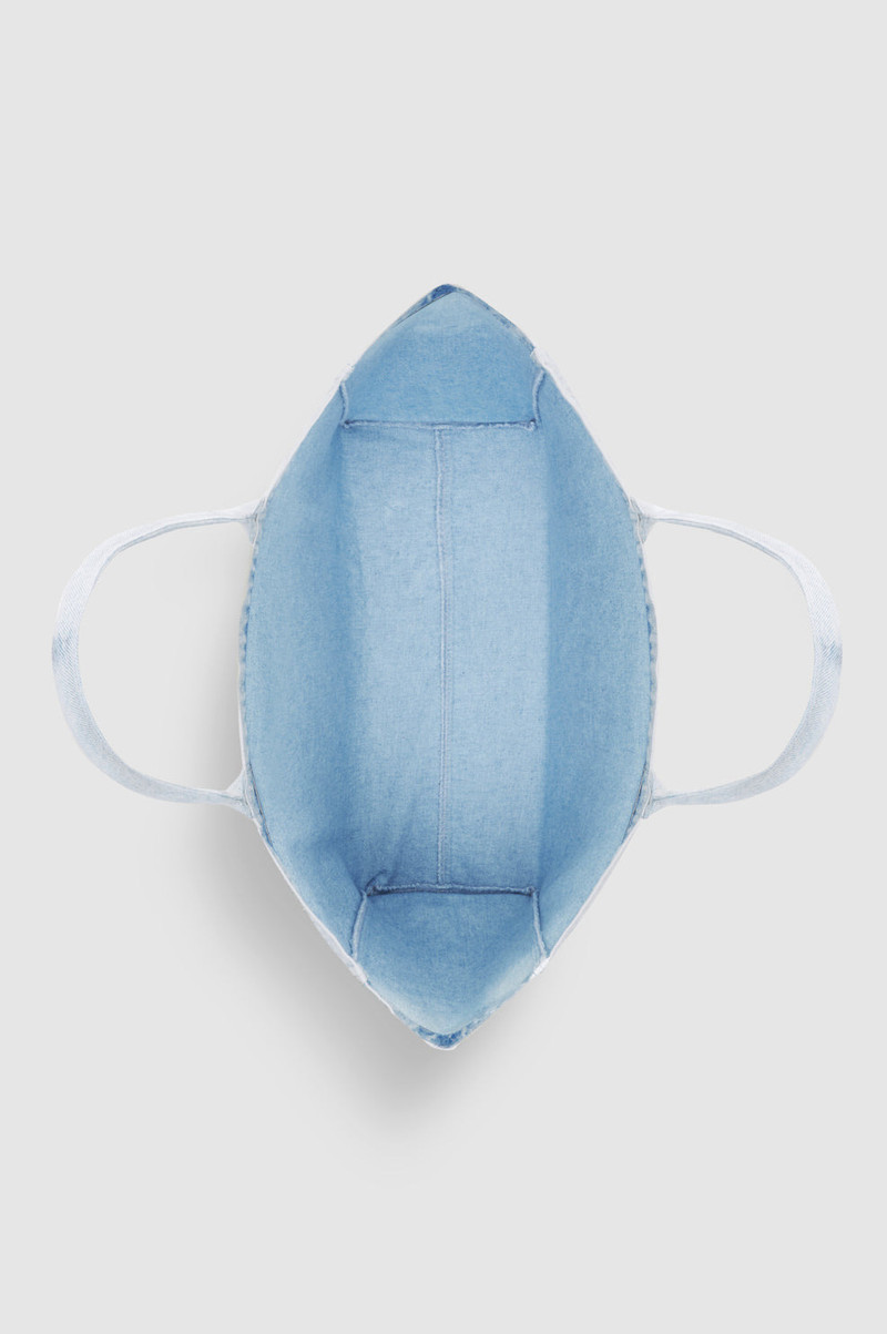 Leo Denim Tote - Lucid Blue 4