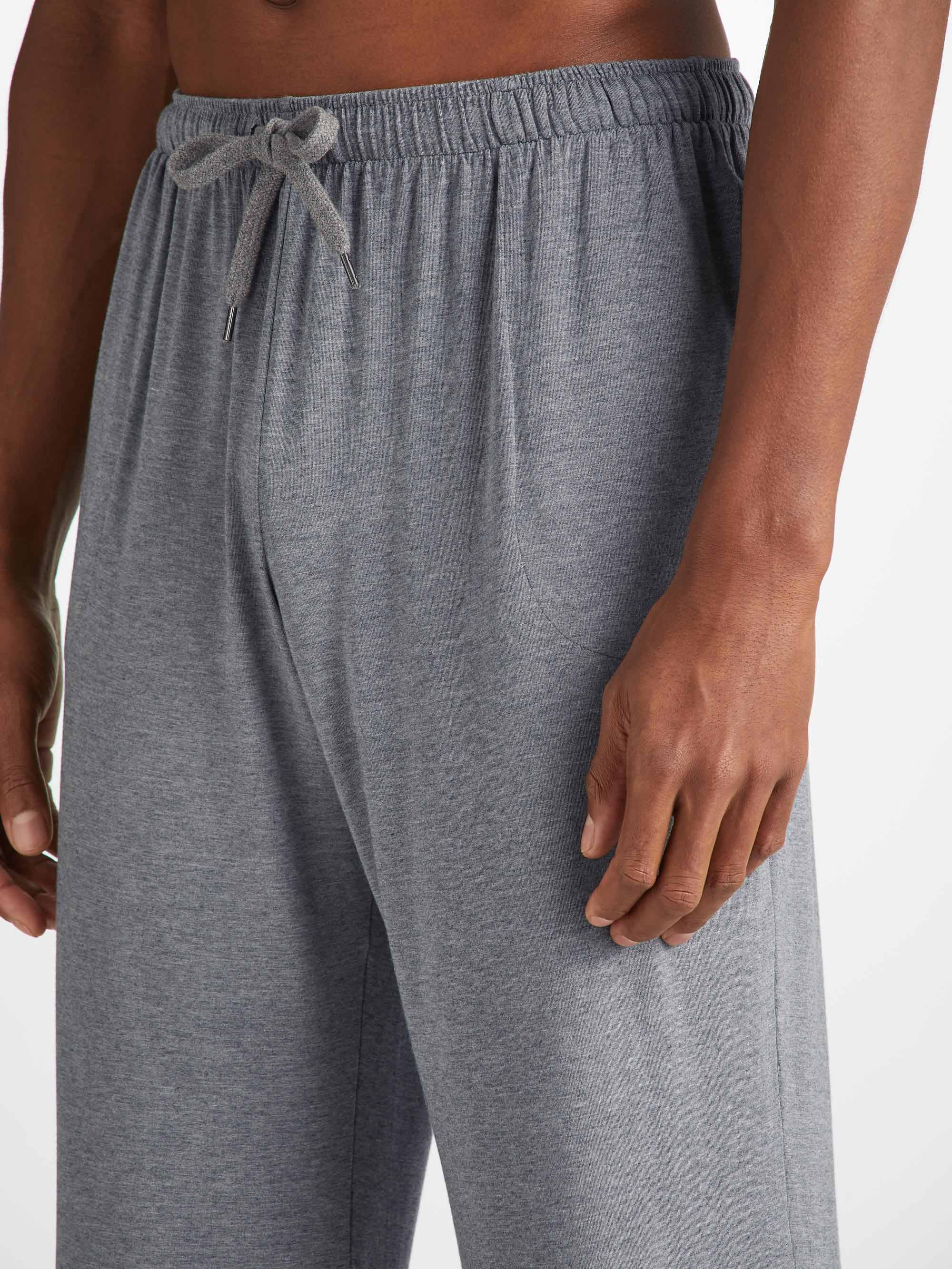 Men's Lounge Trousers Marlowe Micro Modal Stretch Charcoal - 5