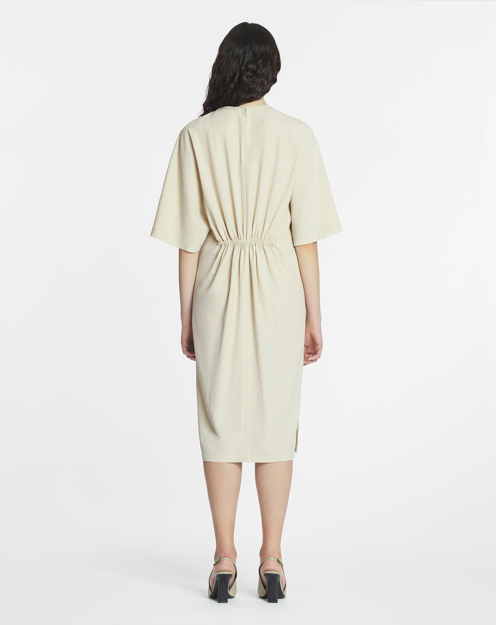 WOOL BLEND T-SHIRT DRESS - 4