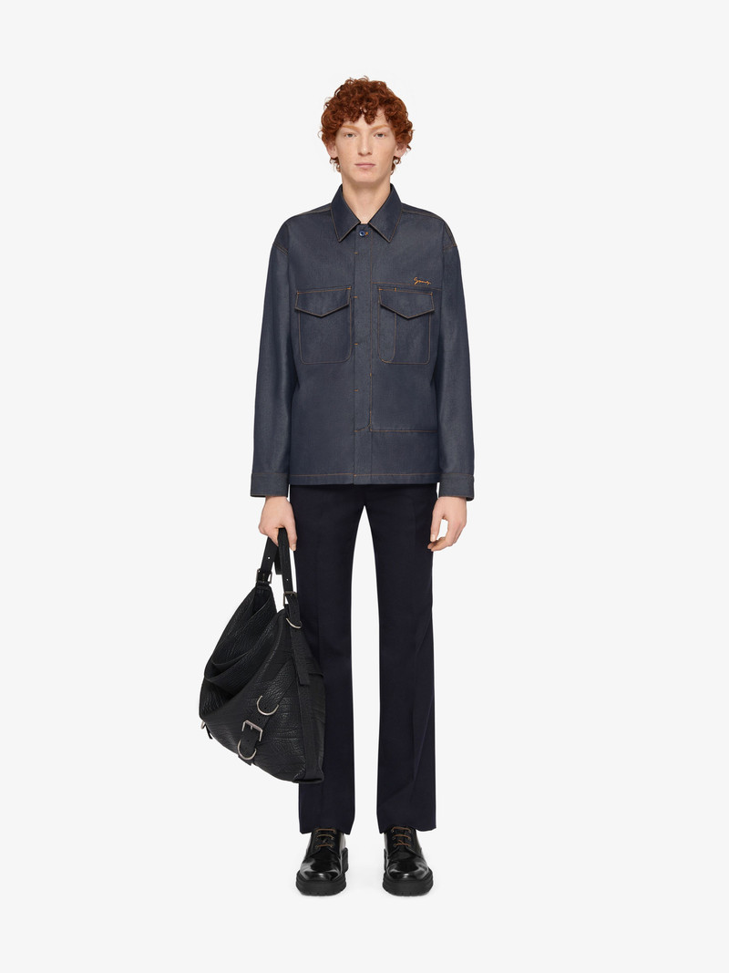 Givenchy SHIRT IN DENIM SILK outlook