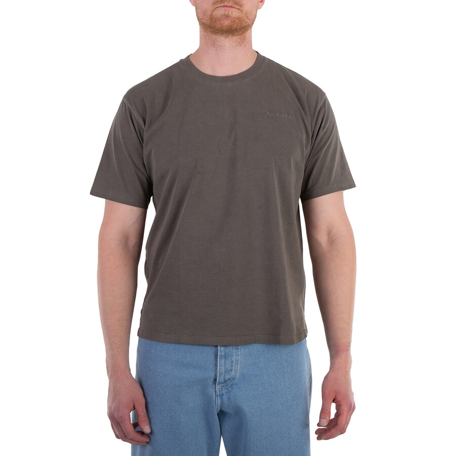Nanushka Asphalt Reece Logo Cotton T-Shirt - 3