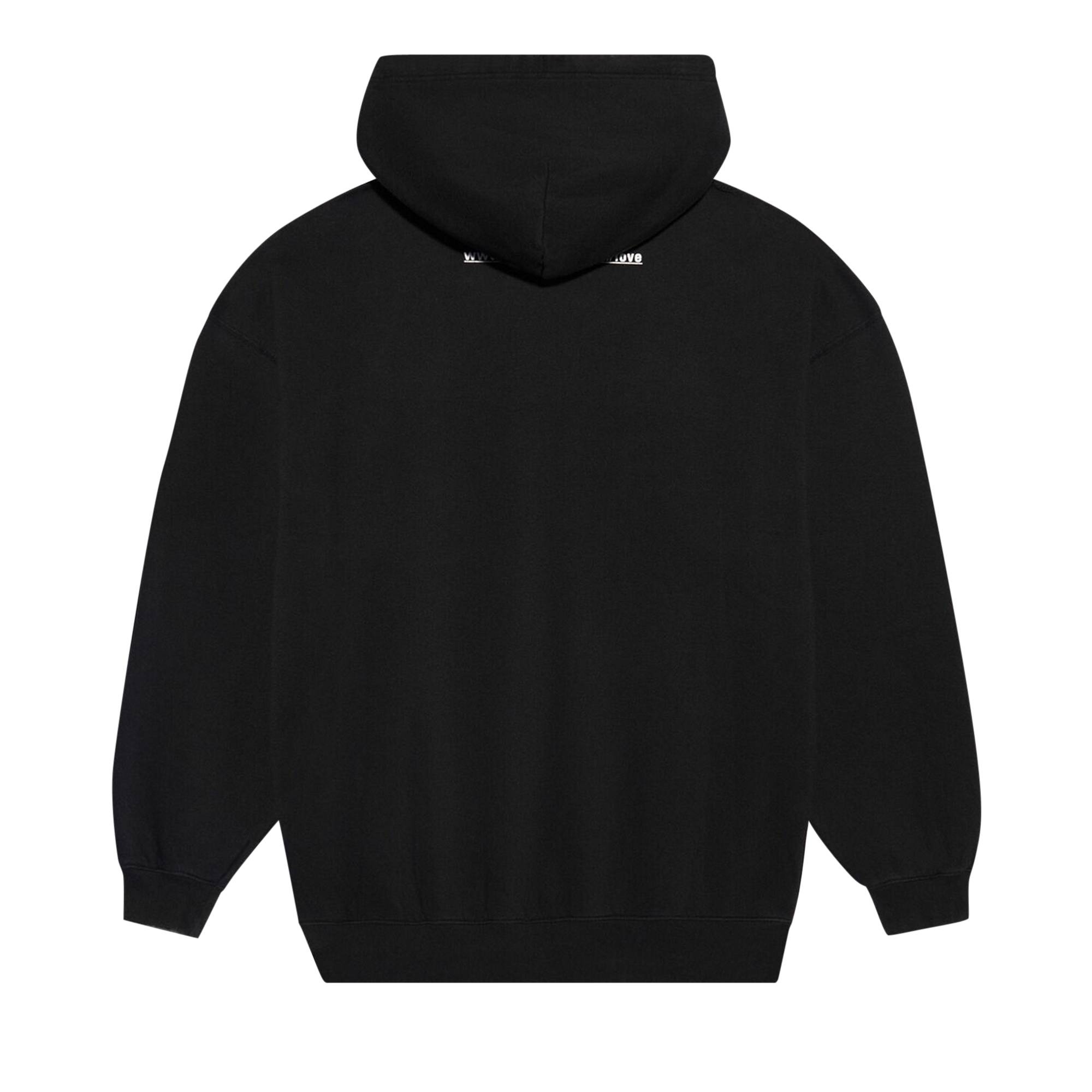 Balenciaga I Love U Medium Fit Hoodie 'Black' - 2