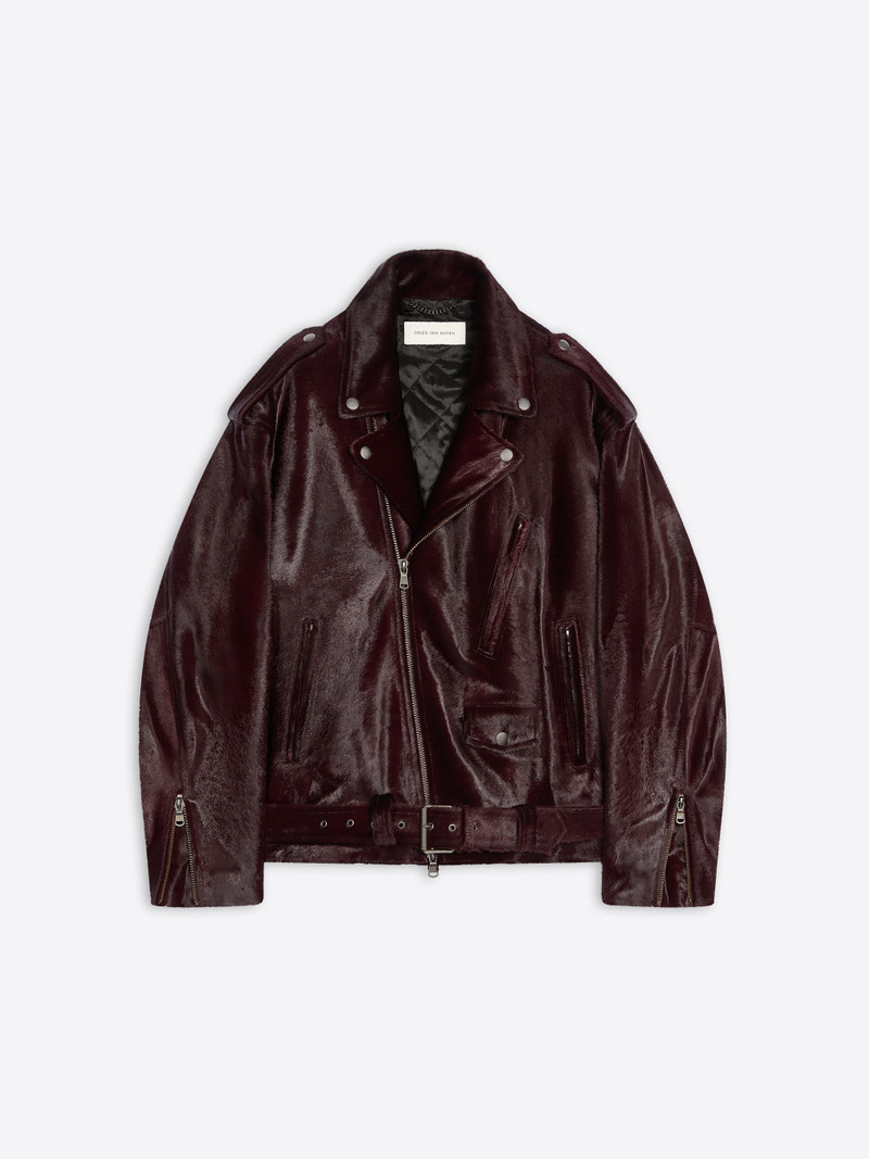 LEATHER BIKER JACKET 1