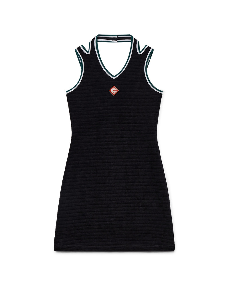 Textured Velour Tennis Dress | Casablanca Paris 1