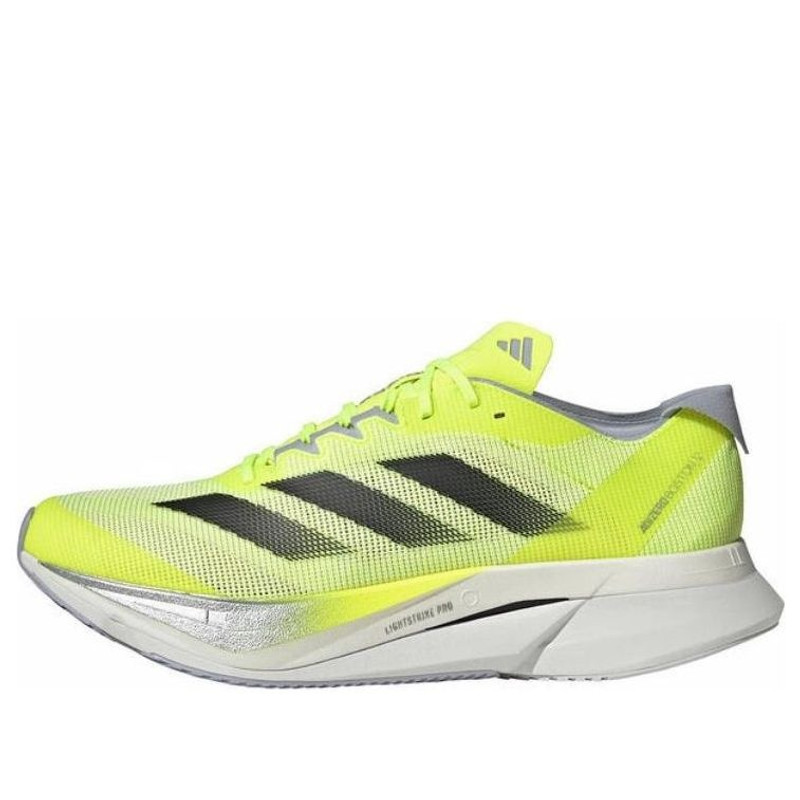 adidas Adizero Boston 12 'Lucid Lemon Core Black Silver Metallic' JQ2553 - 1
