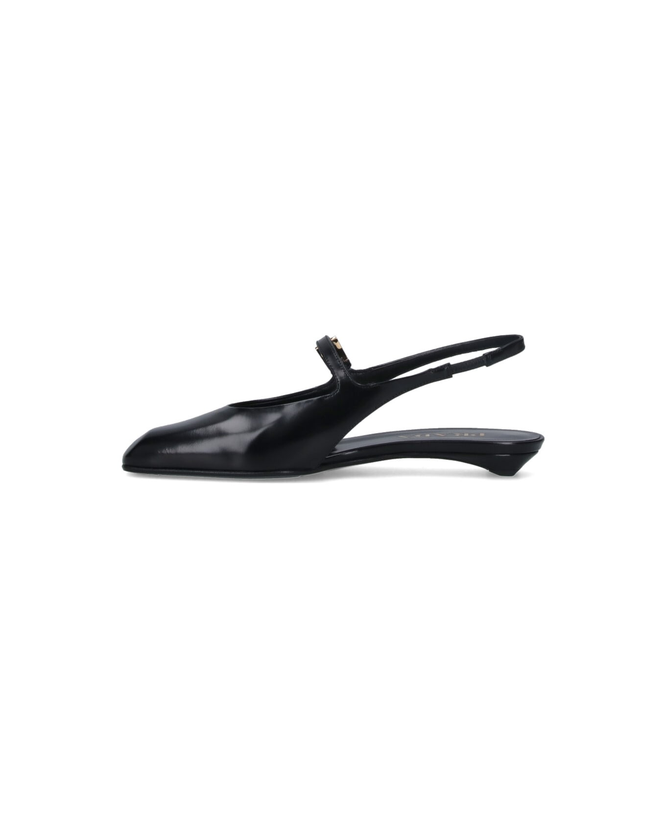 Logo Slingback Pumps - 3
