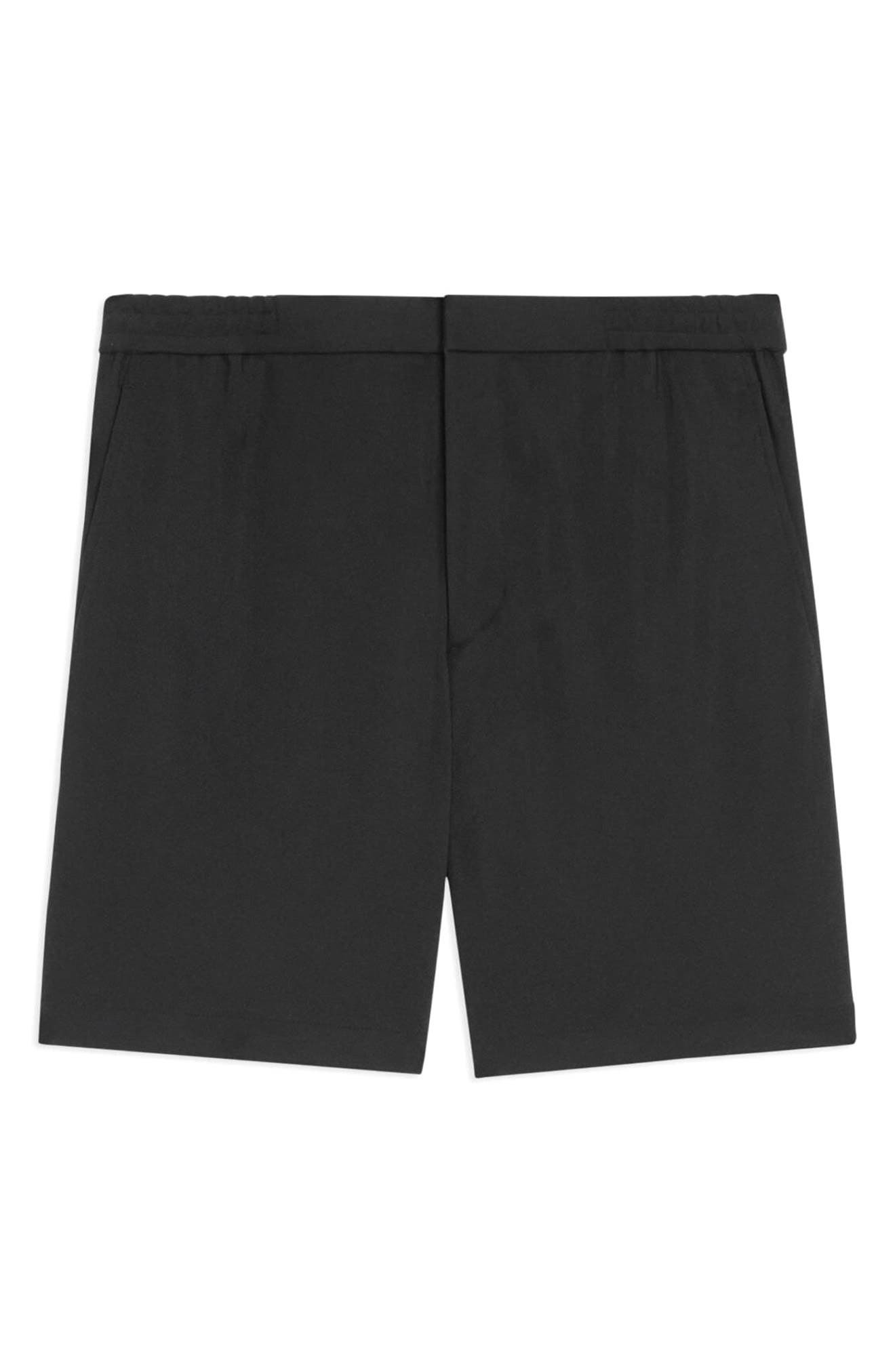 Theory Curtis Slim Fit Internal Drawstring Shorts in Black at Nordstrom - 5