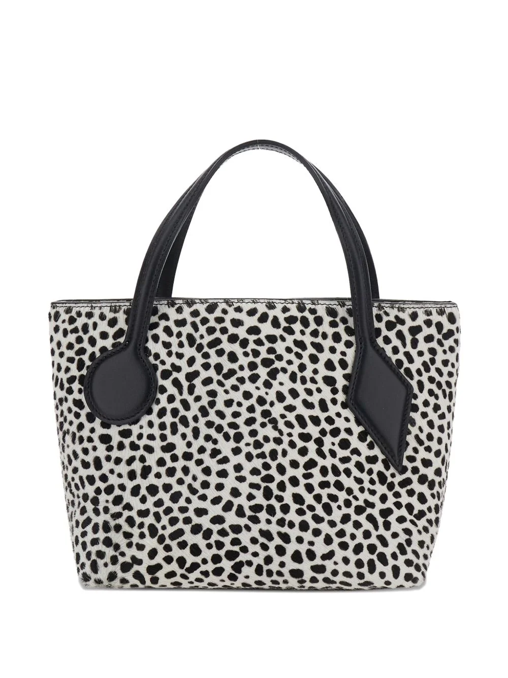 mini dalmatian-print tote bag - 1