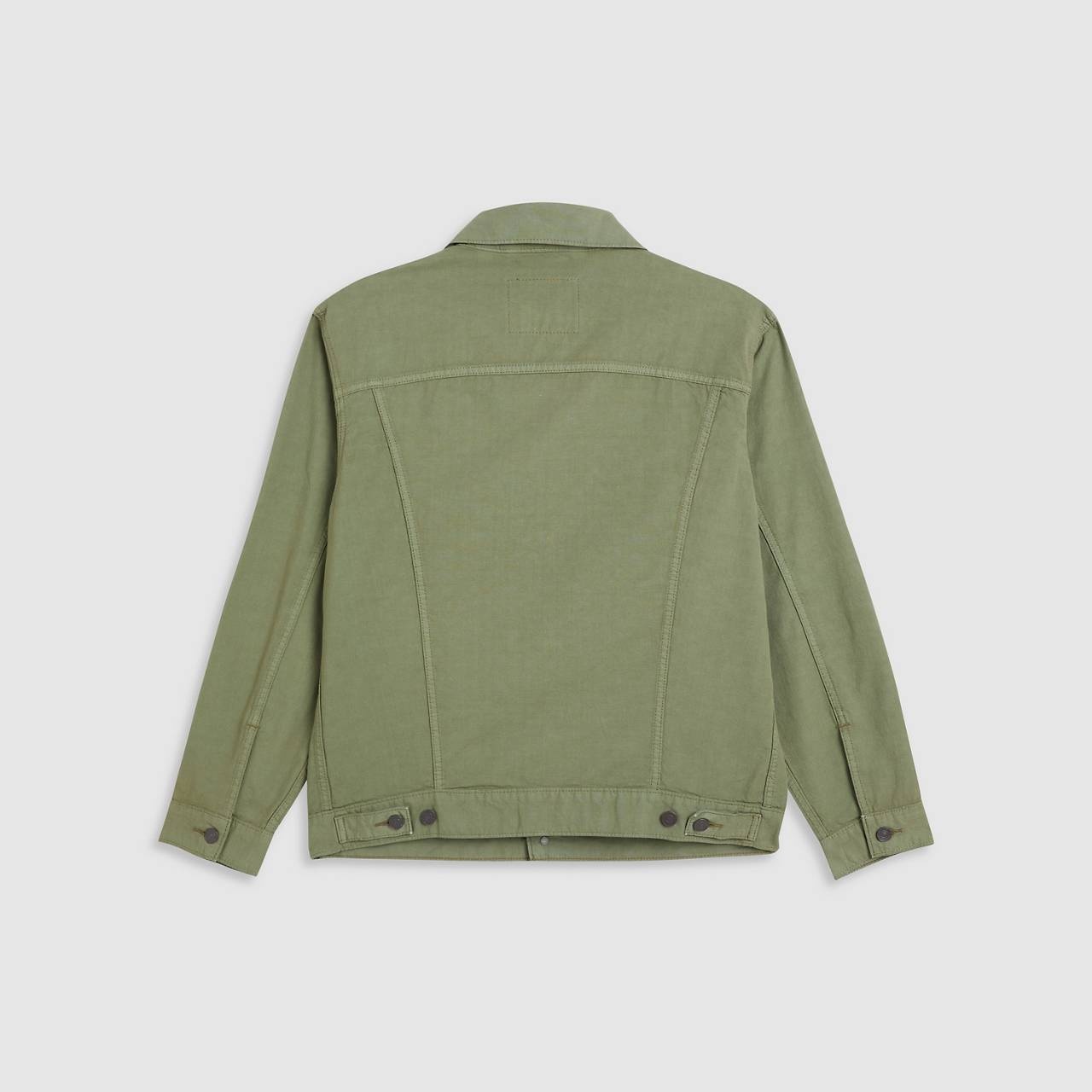 RELAXED FIT LINEN TRUCKER JACKET - 6