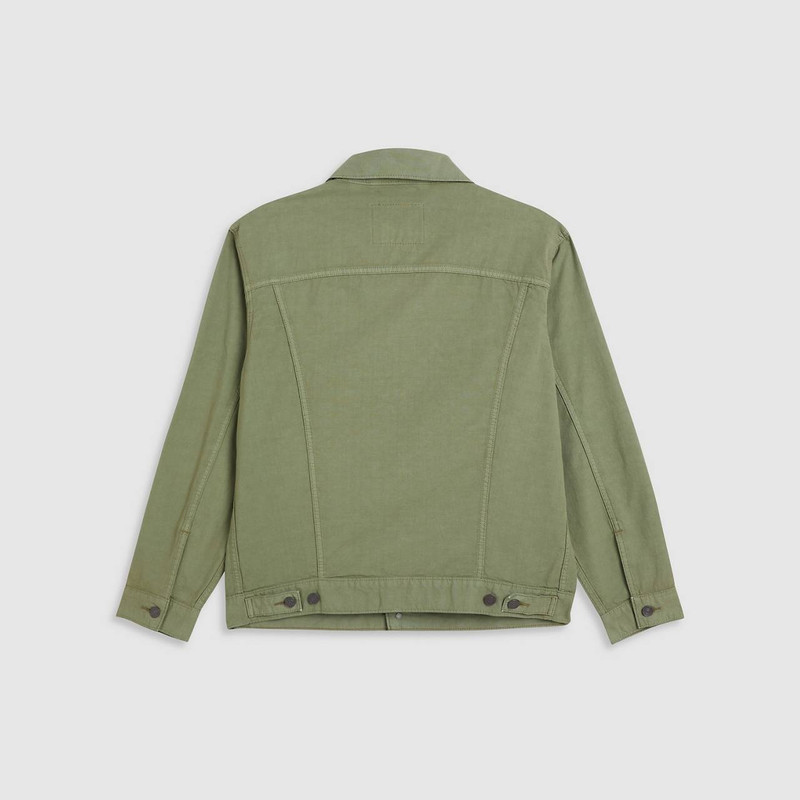 RELAXED FIT LINEN TRUCKER JACKET 6