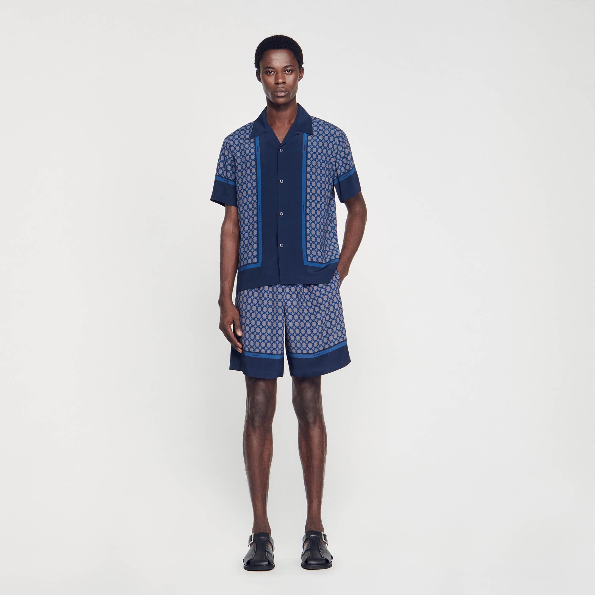 SHORT-SLEEVED PATTERNED SHIRT - 2