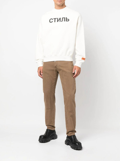 Heron Preston СТИЛЬ print sweatshirt outlook