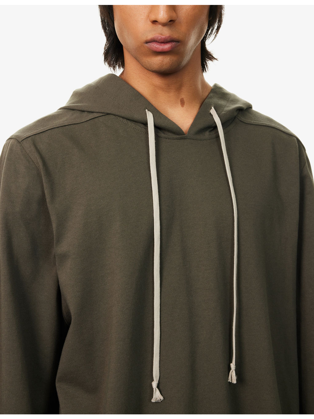 Relaxed-Fit Long-Sleeves Cotton-Jersey Hoody - 5