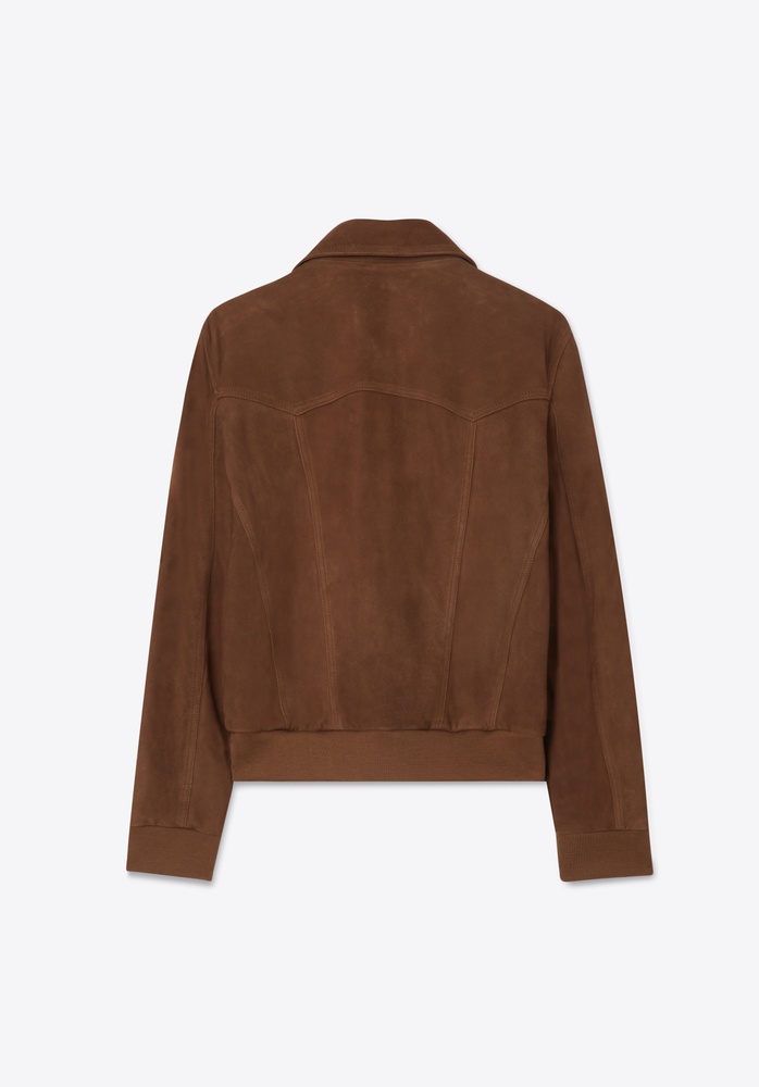 LEATHER JACKET 77 BROWN - 4