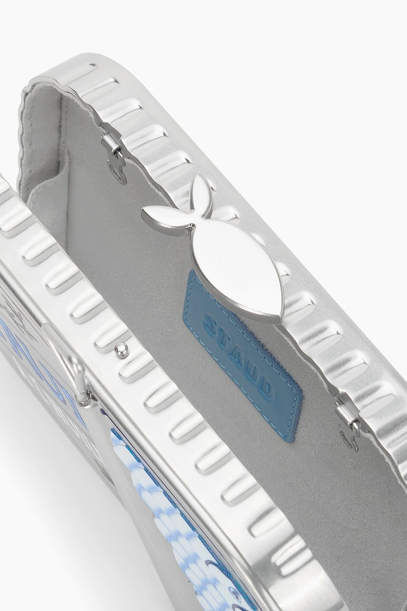 STAUD STAUDINES TIN CLUTCH SILVER MULTI 7