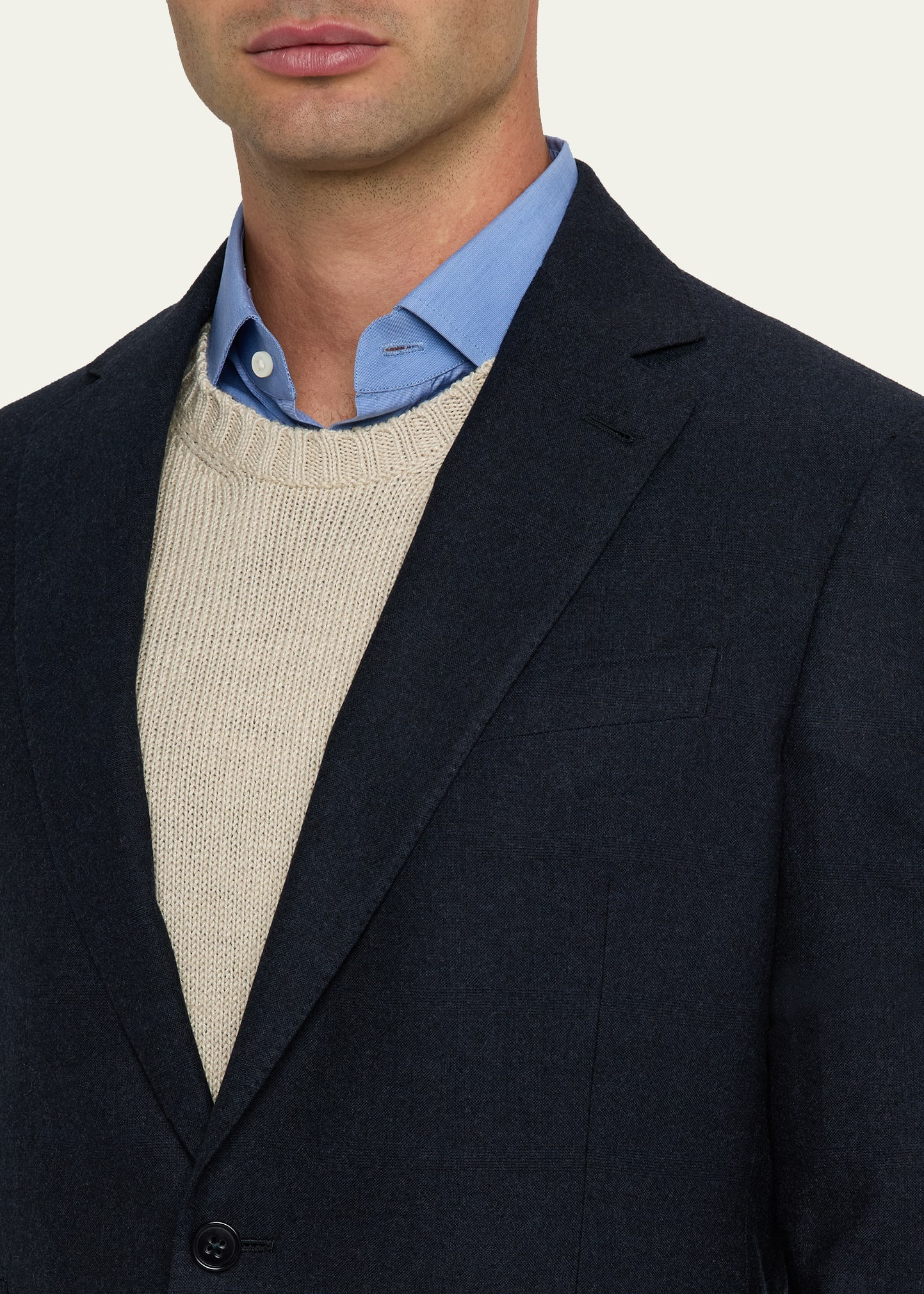 Men's Tonal Glen Check Slim Two-Piece Suit - 5