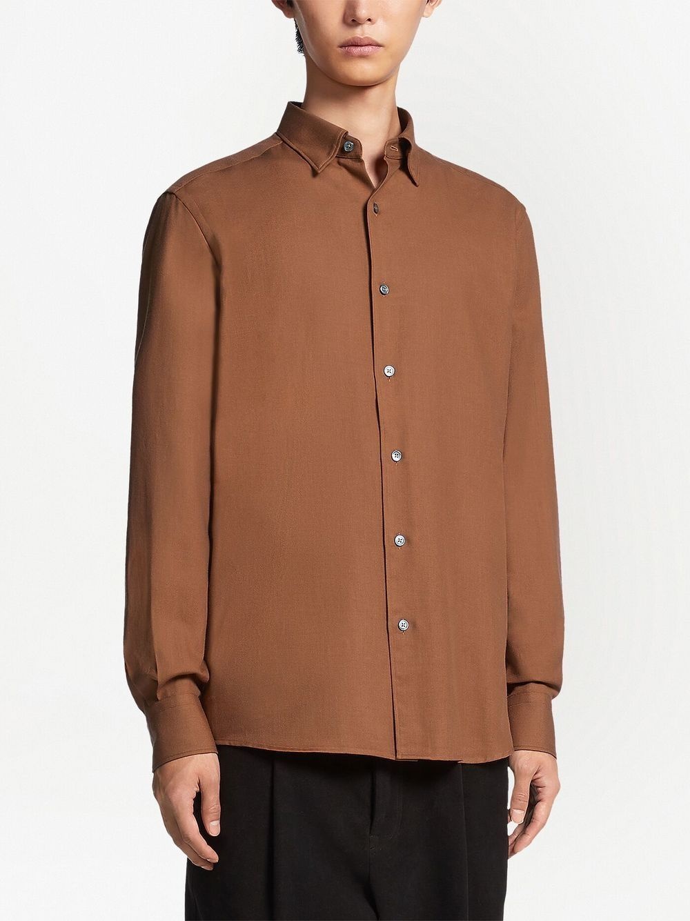 button-down fastening shirt - 2