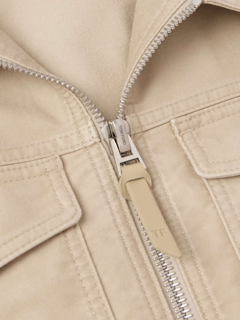 Slim-Fit Cotton-Twill Jacket 4