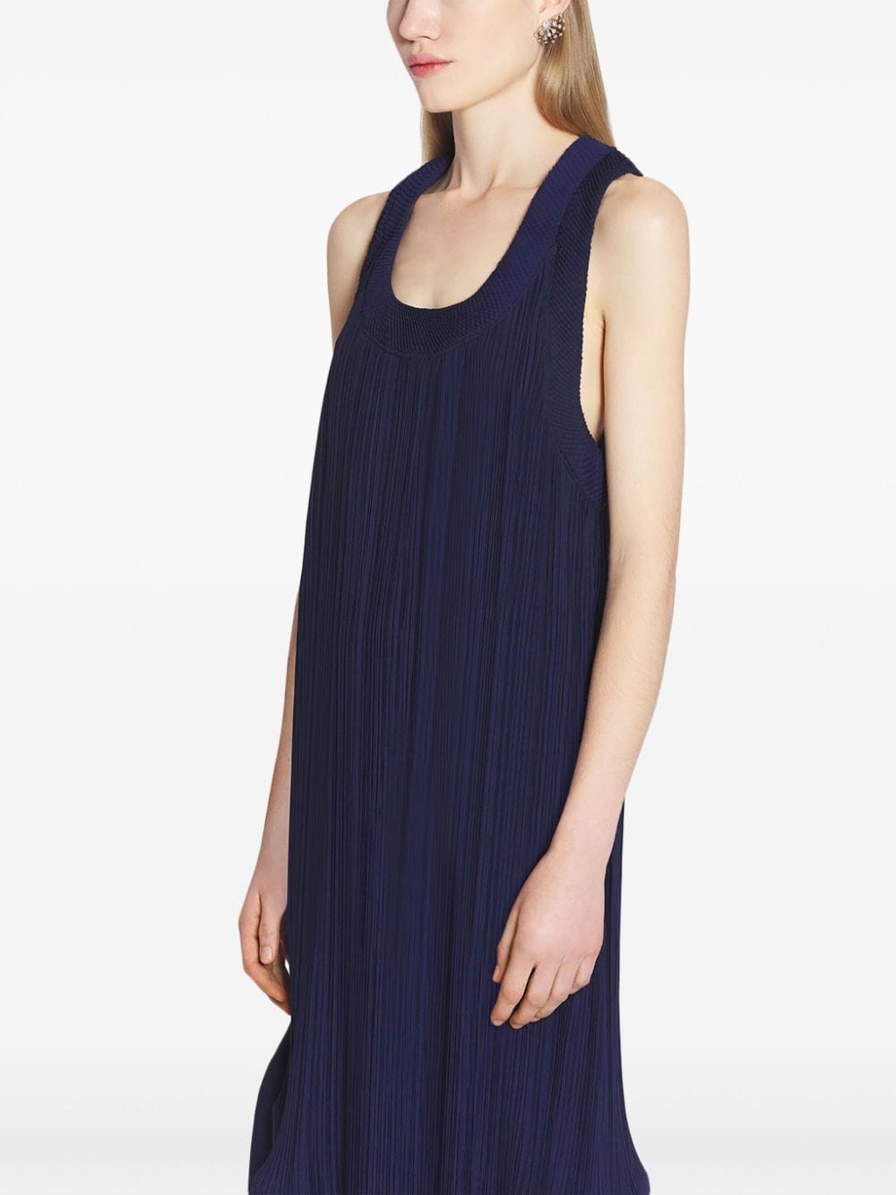 pleated midi dress - 4
