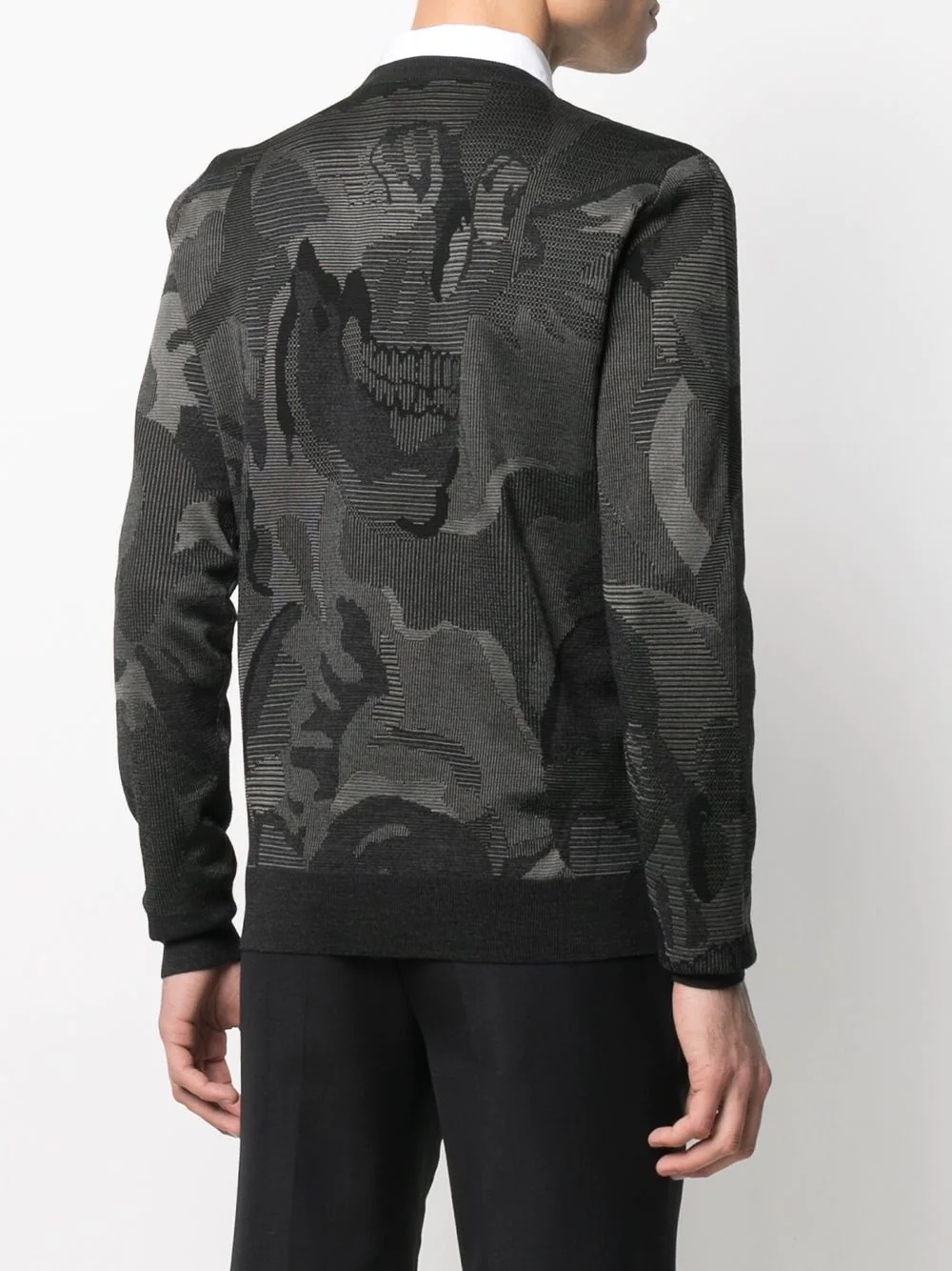 abstract-print long-sleeve sweatshirt - 4