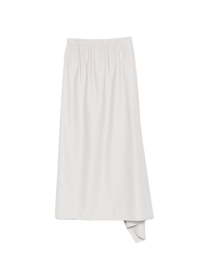 DUŠAN ruffle-detail skirt outlook