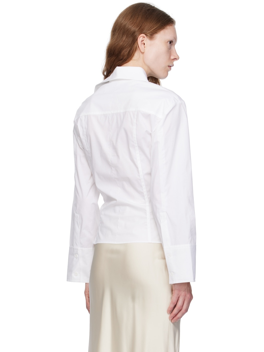 White Le Chouchou 'La Chemise Ruban' Shirt - 3