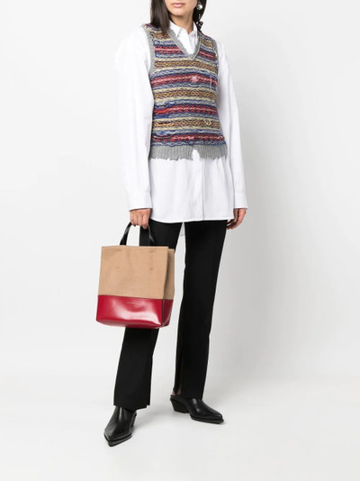 Marni panelled tote bag outlook