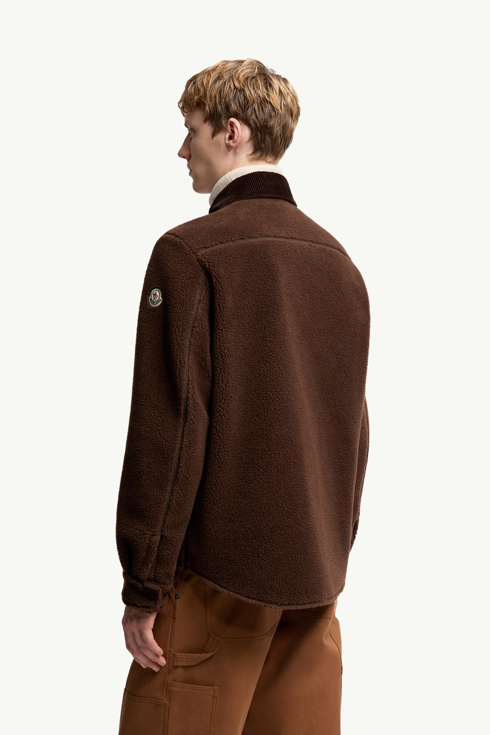 Teddy Corduroy-Trimmed Shirt Jacket - 5