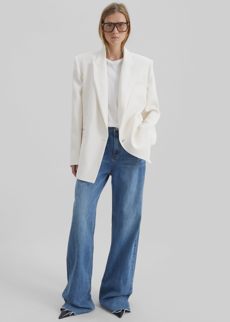 Monterey Structured Blazer - Off White 4