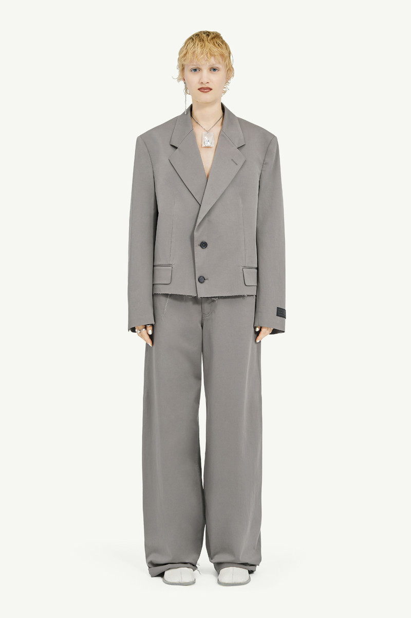MM6 Maison Margiela Raw Hem Suit Jacket outlook