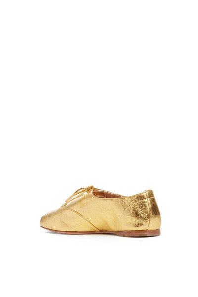 GABRIELA HEARST Maya Flat Shoe in Gold Leather outlook