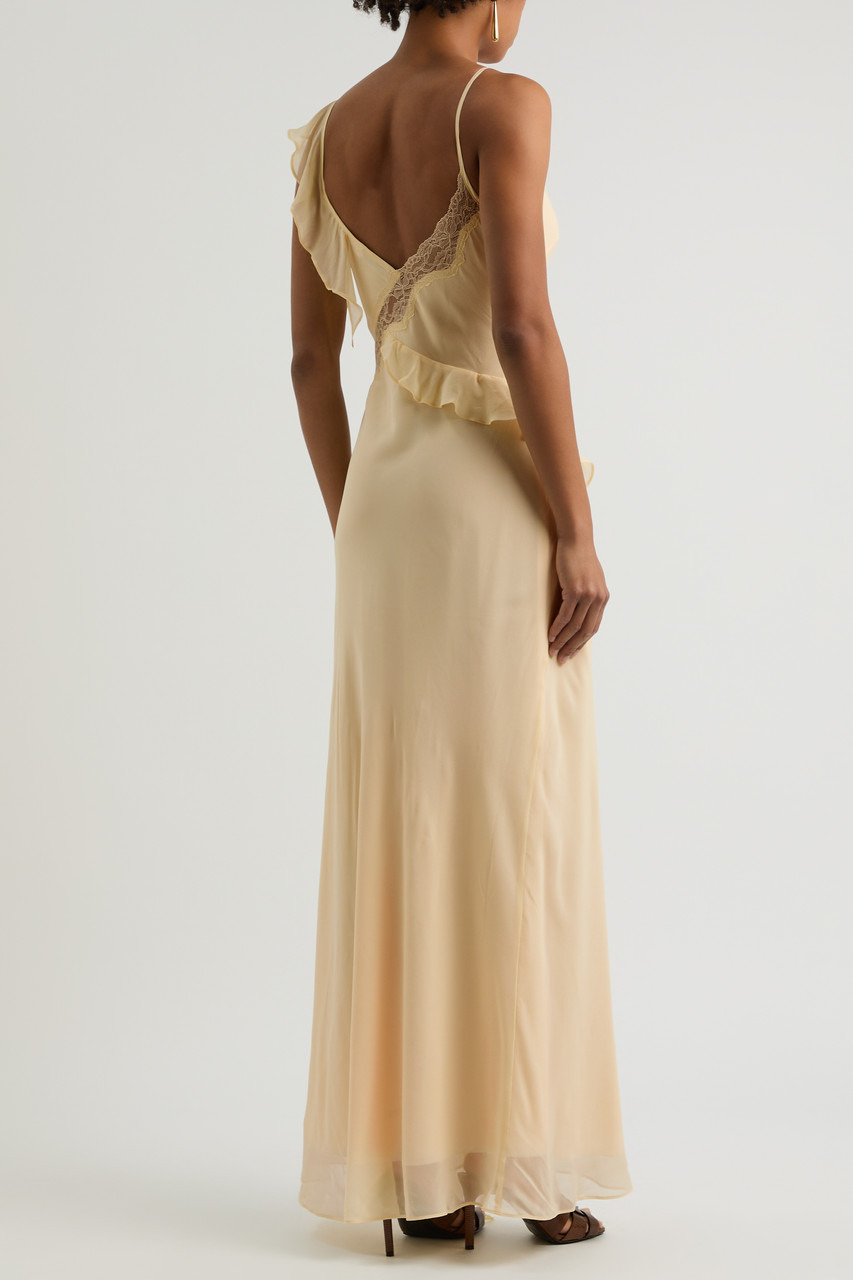 Bec & Bridge Knox Lace-trimmed Silk-chiffon Maxi Dress - 3