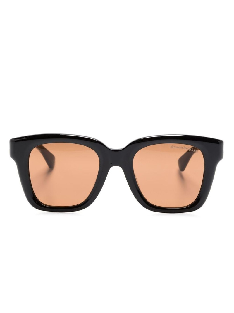 skull-appliquÃ© square-frame sunglasses 1
