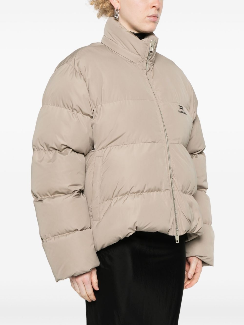 BALENCIAGA - Women C-Shape Puffer Jacket - 2
