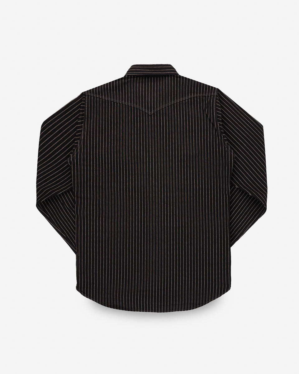 IHSH-227-BLK 12oz Wabash CPO Shirt - Black - 10