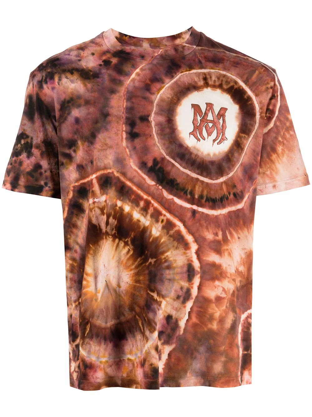 tie-dye short-sleeve T-shirt - 1