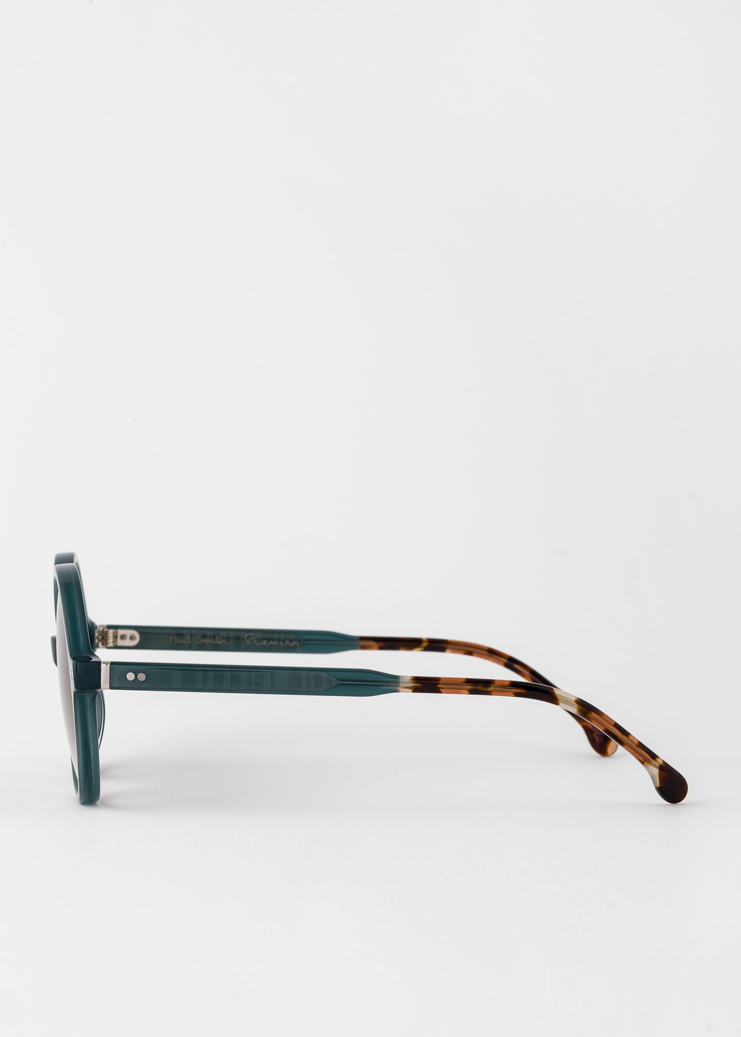 Havana Opal Blue 'Fleming' Sunglasses - 3