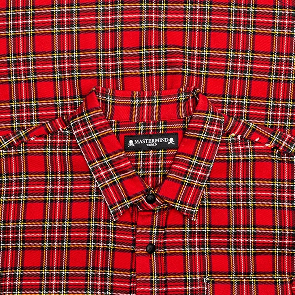 MASTERMIND WORLD SHIRT - TARTAN CHECK - 3