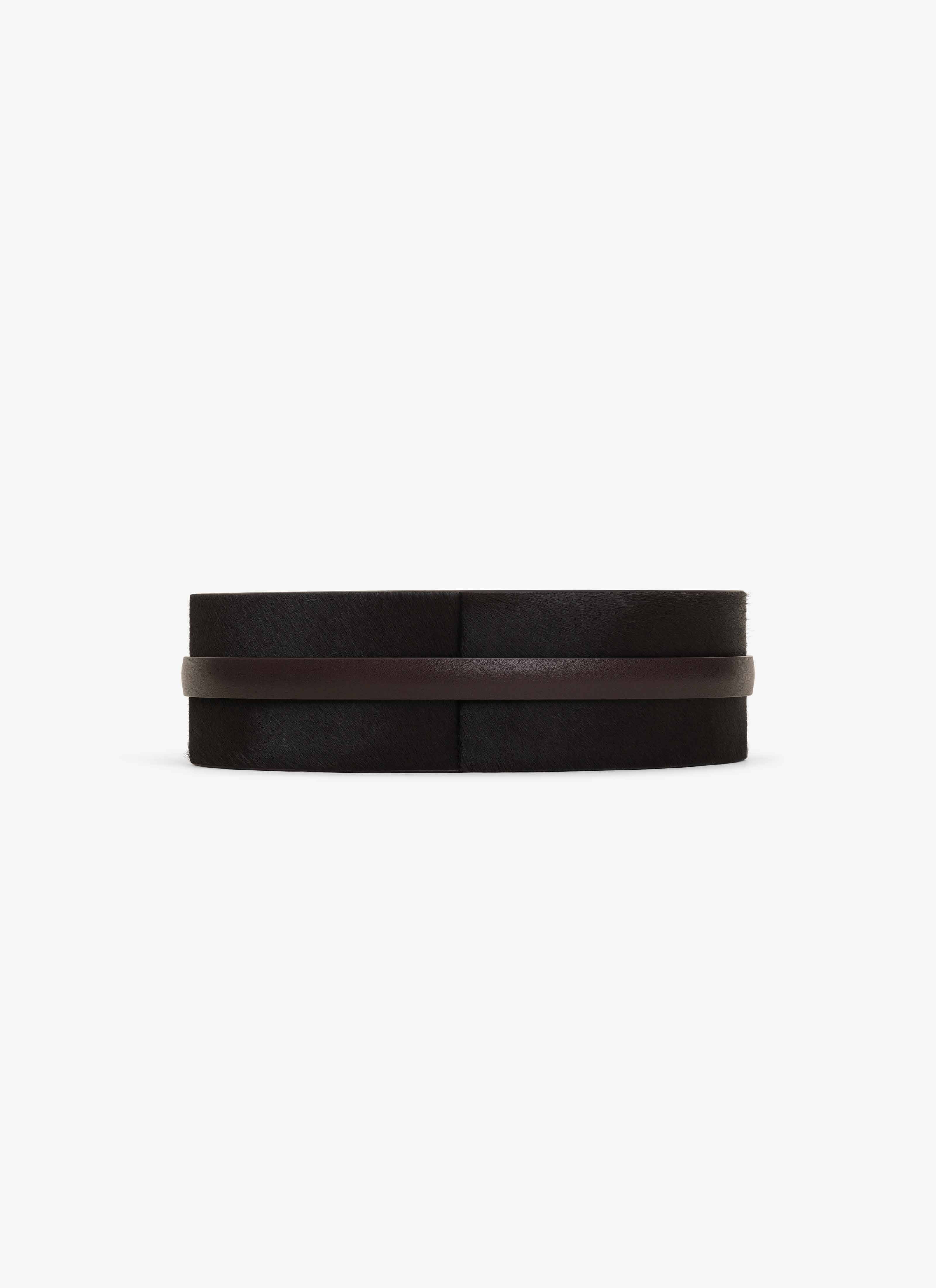 DOUBLE LARGE BELT IN HAIRCALF - 3