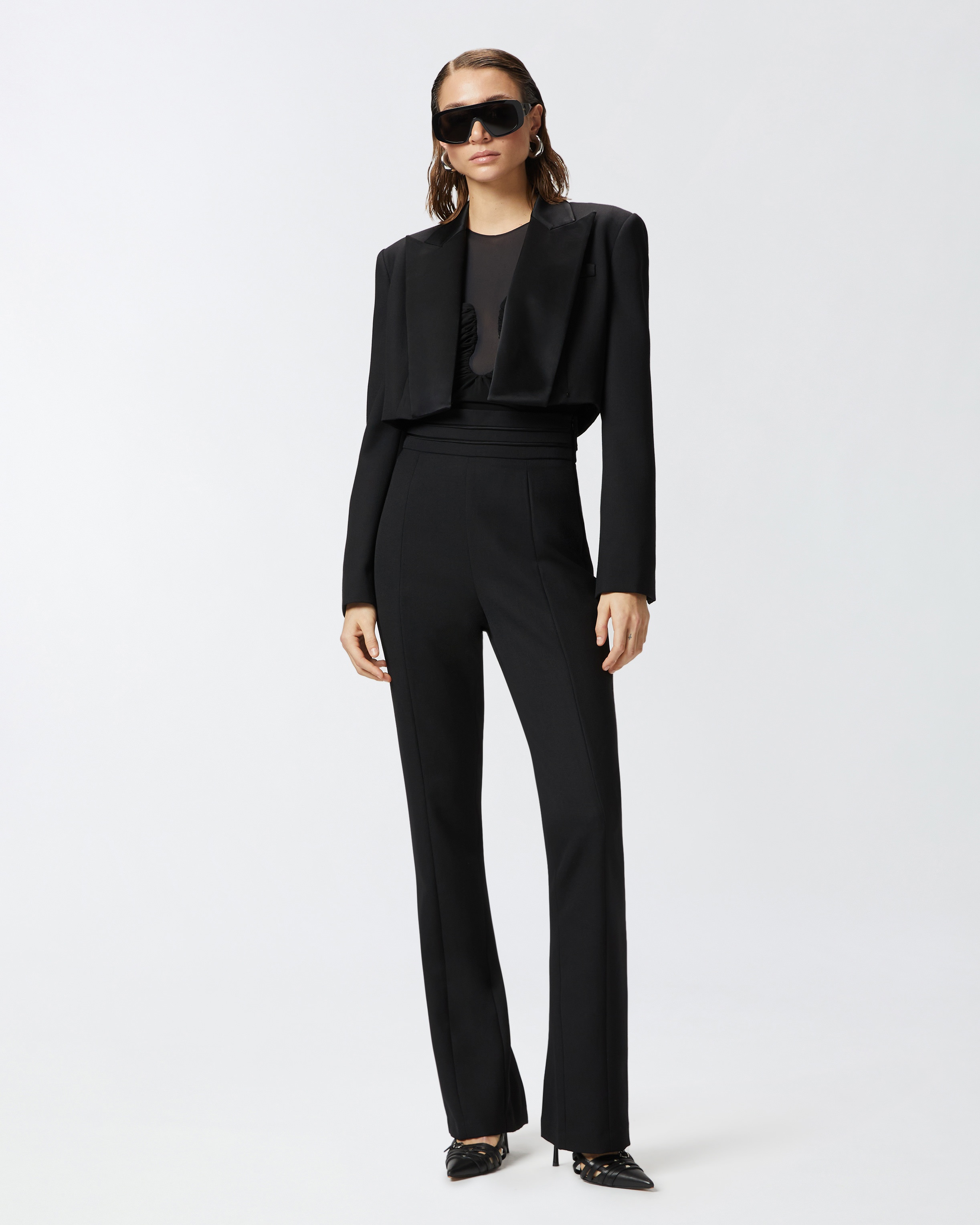 TRANSPARENT LONG-SLEEVED BODYSUIT - 3
