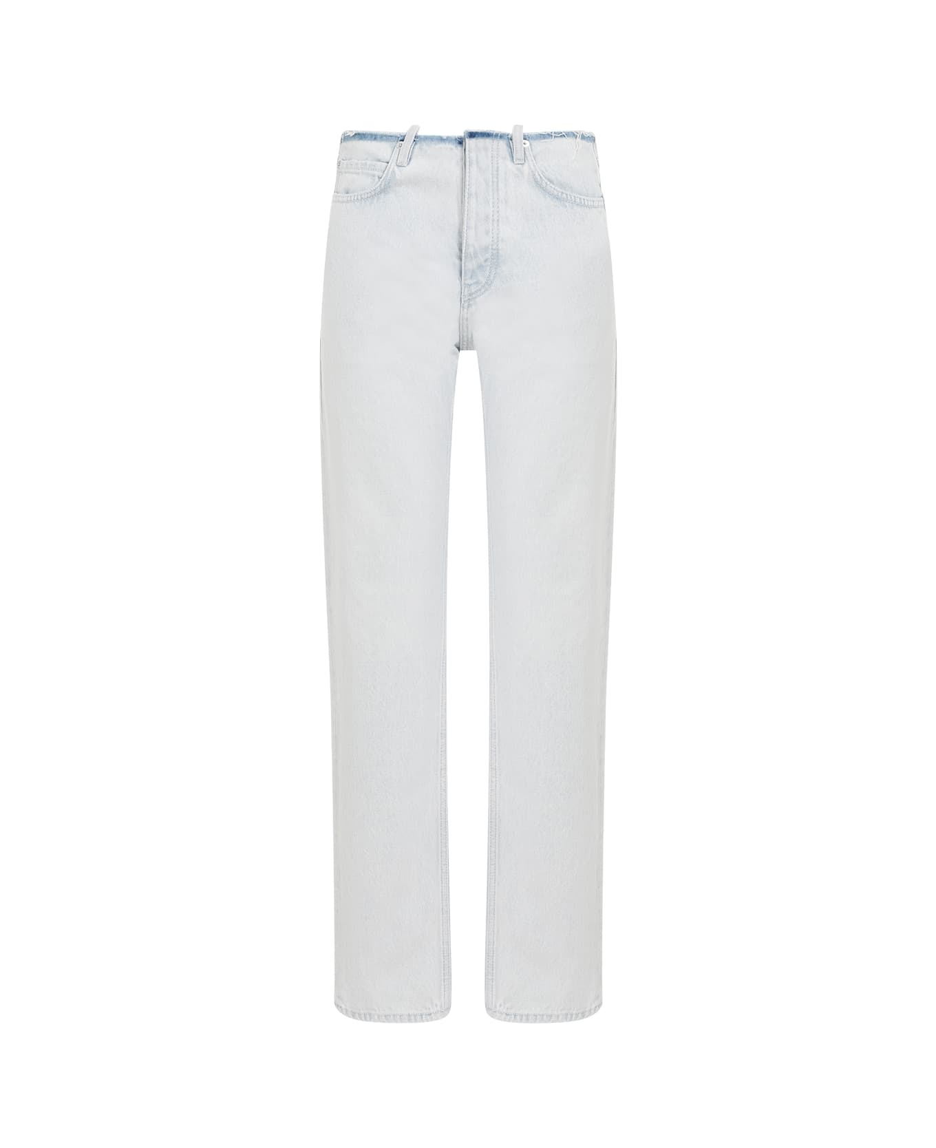 Cut Off Waistband Jeans - 2