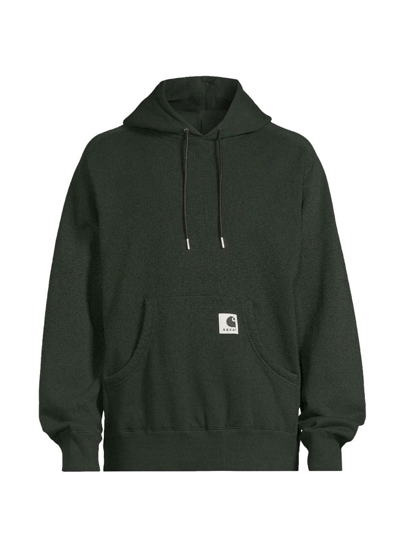 x Carhartt WIP logo-patch hoodie 1