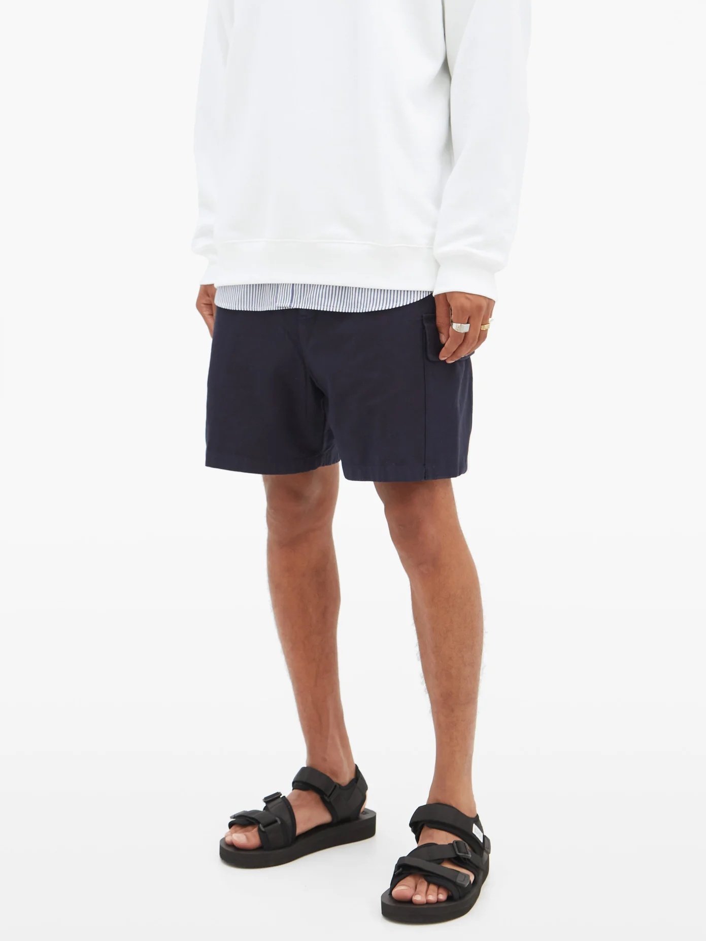 Rodney cotton-twill shorts - 6