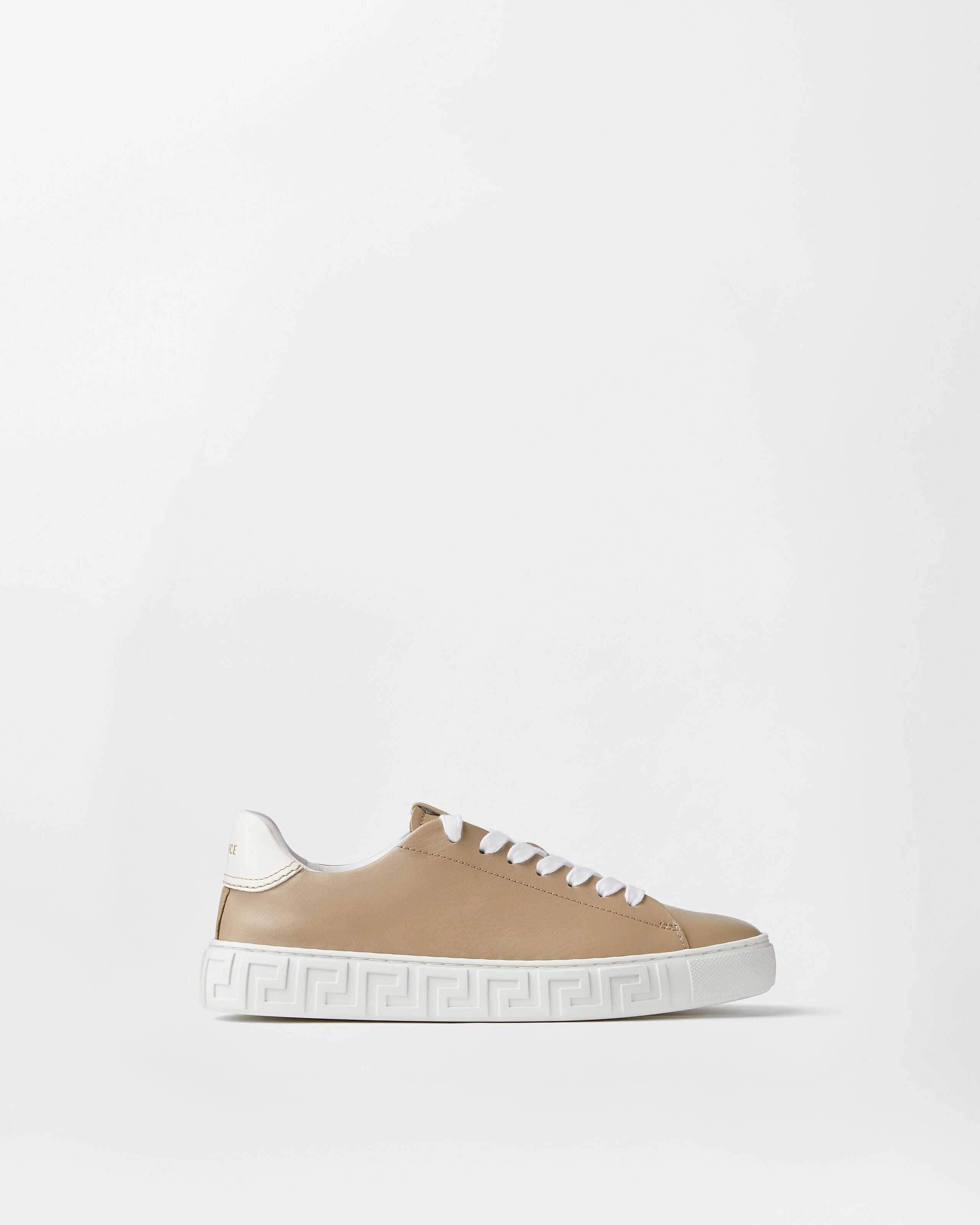 Greca Leather Sneakers - 1