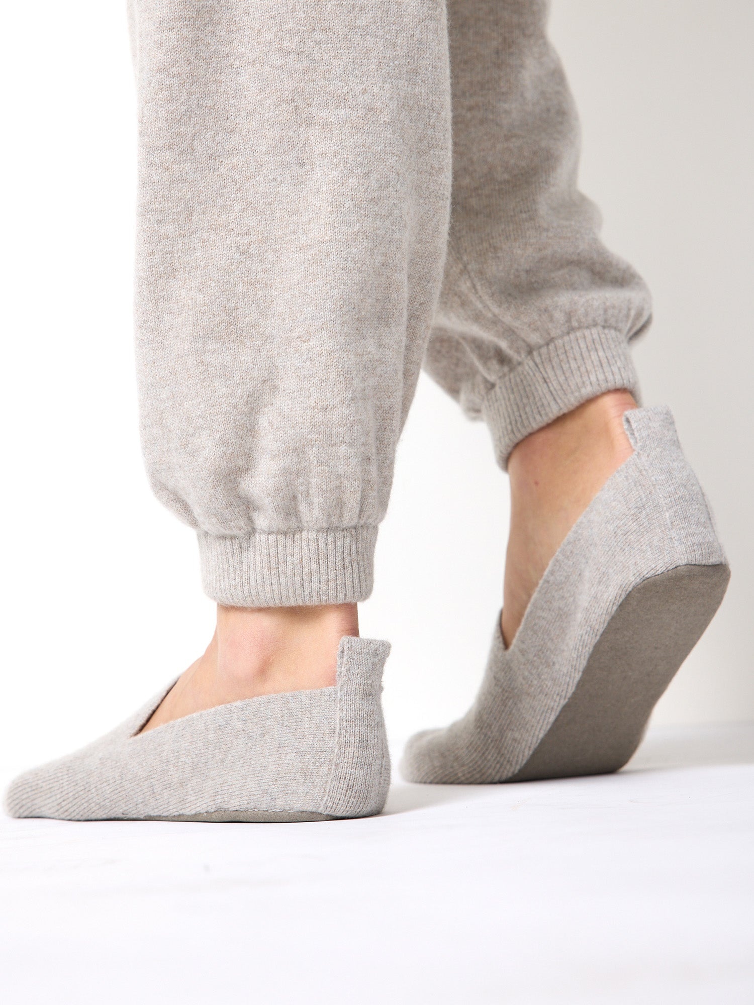 The Luxe Slipper Socks with Vegan Suede - 2