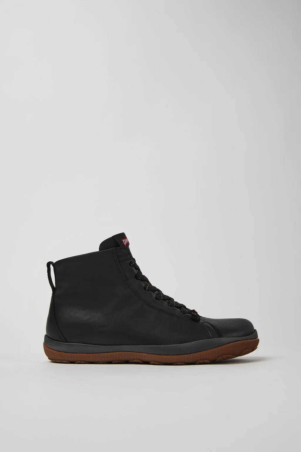Peu Pista Black leather ankle boots for men - 1