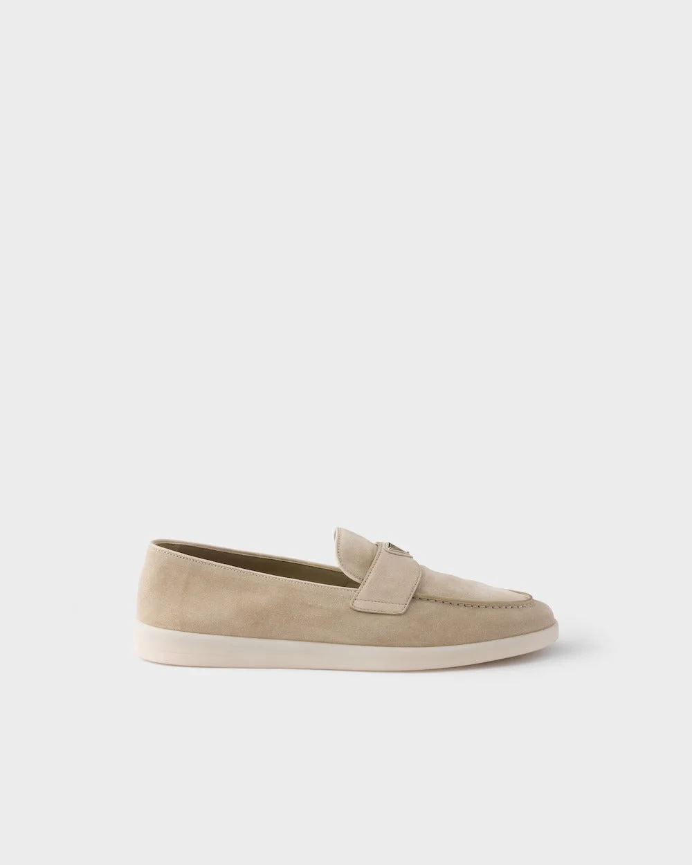 Prada Suede Leather Loafers - 1