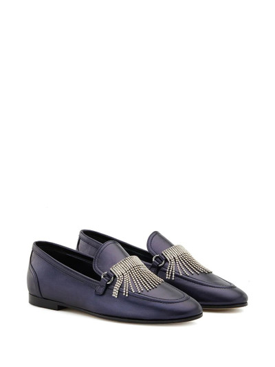 Giuseppe Zanotti Jodie crystal-fringe loafers outlook