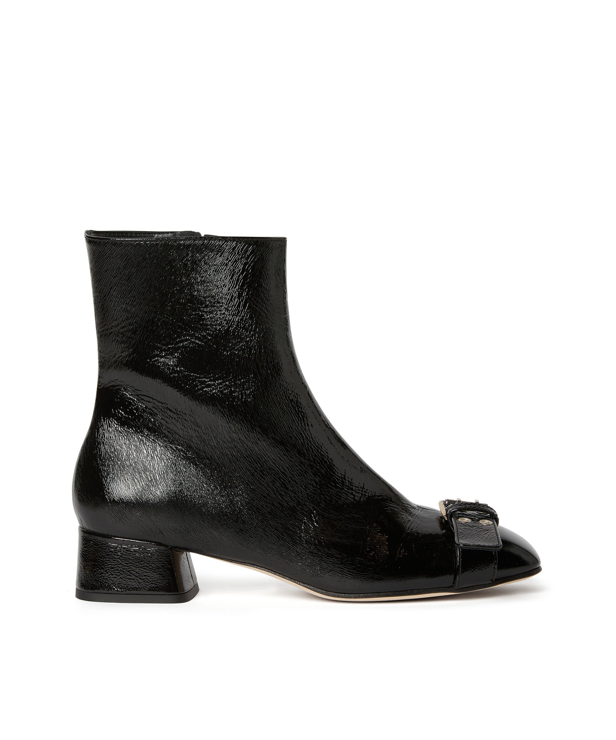 Leather MSGM Buckle ankle boots - 1