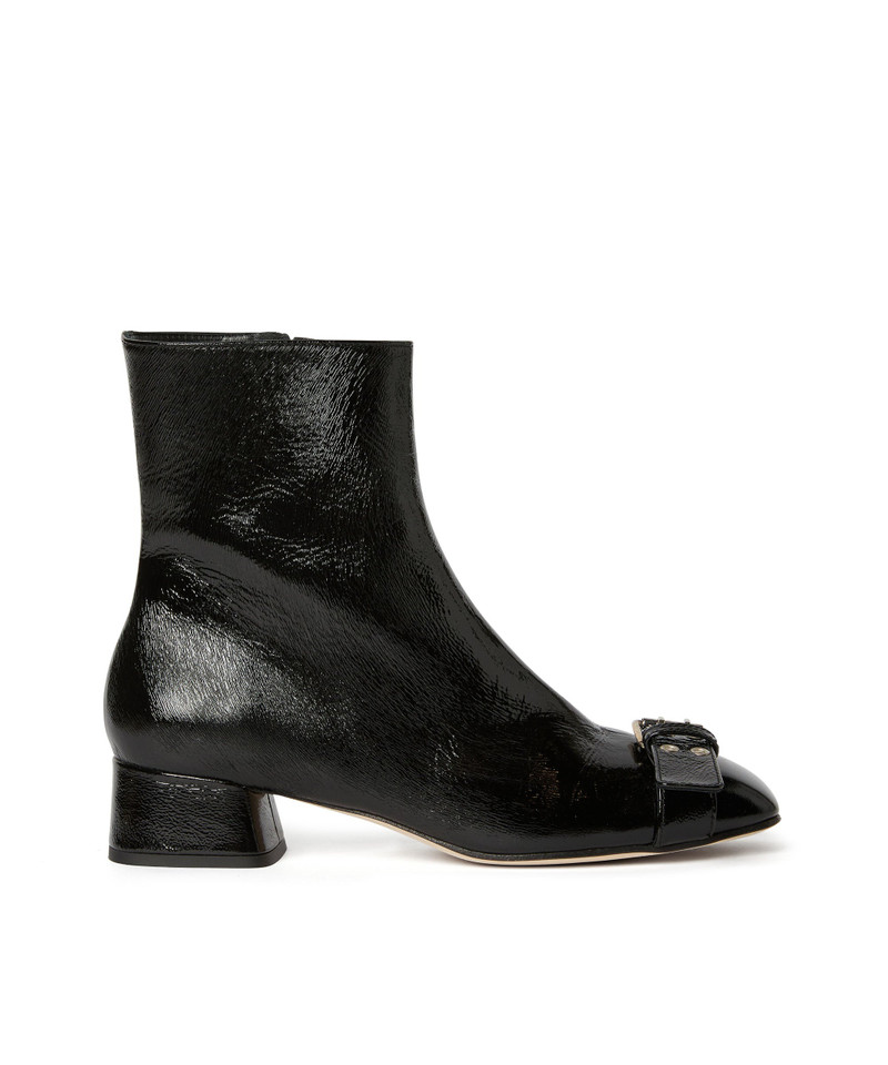 Leather MSGM Buckle ankle boots 1